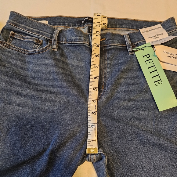 Calvin Klein Indigo Petite Skinny Jeans - Picture 3 of 6